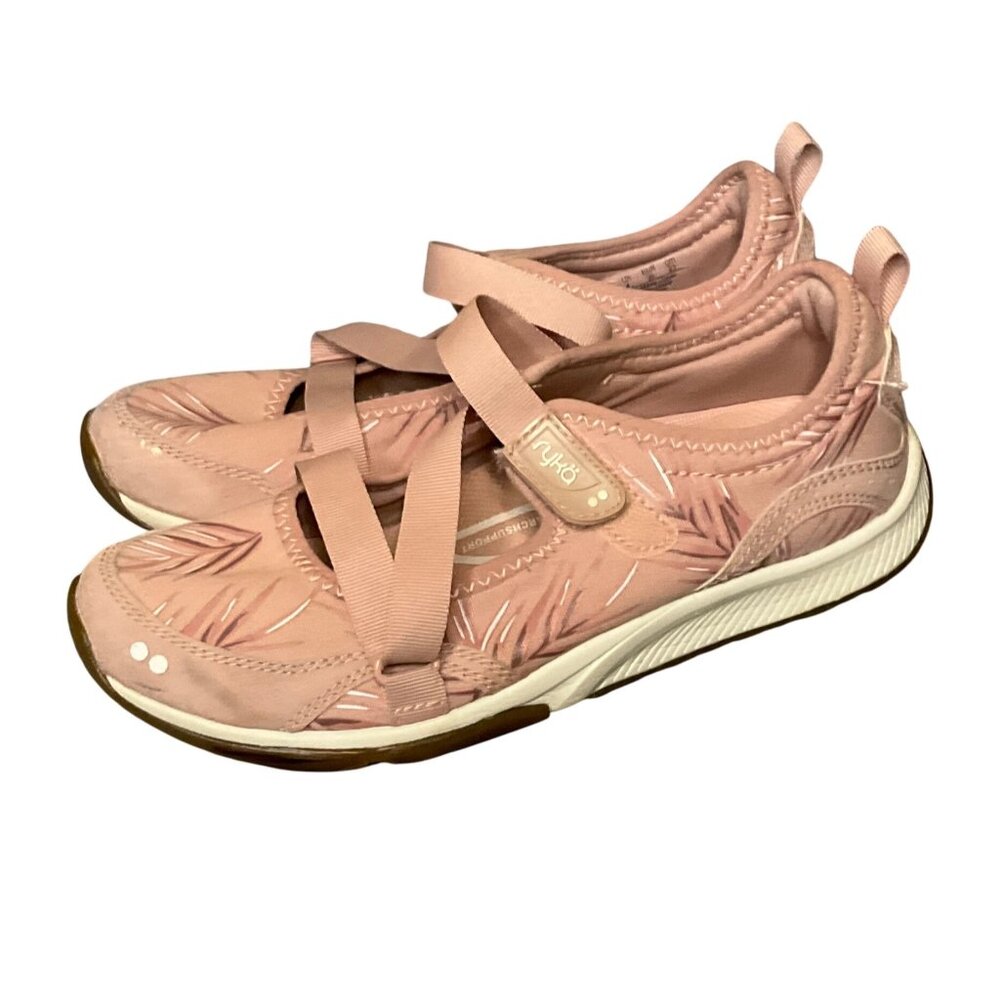 Ryka Womens Pink Crisscross Strap 6 Maryjane casual athletic outdoor athleisure